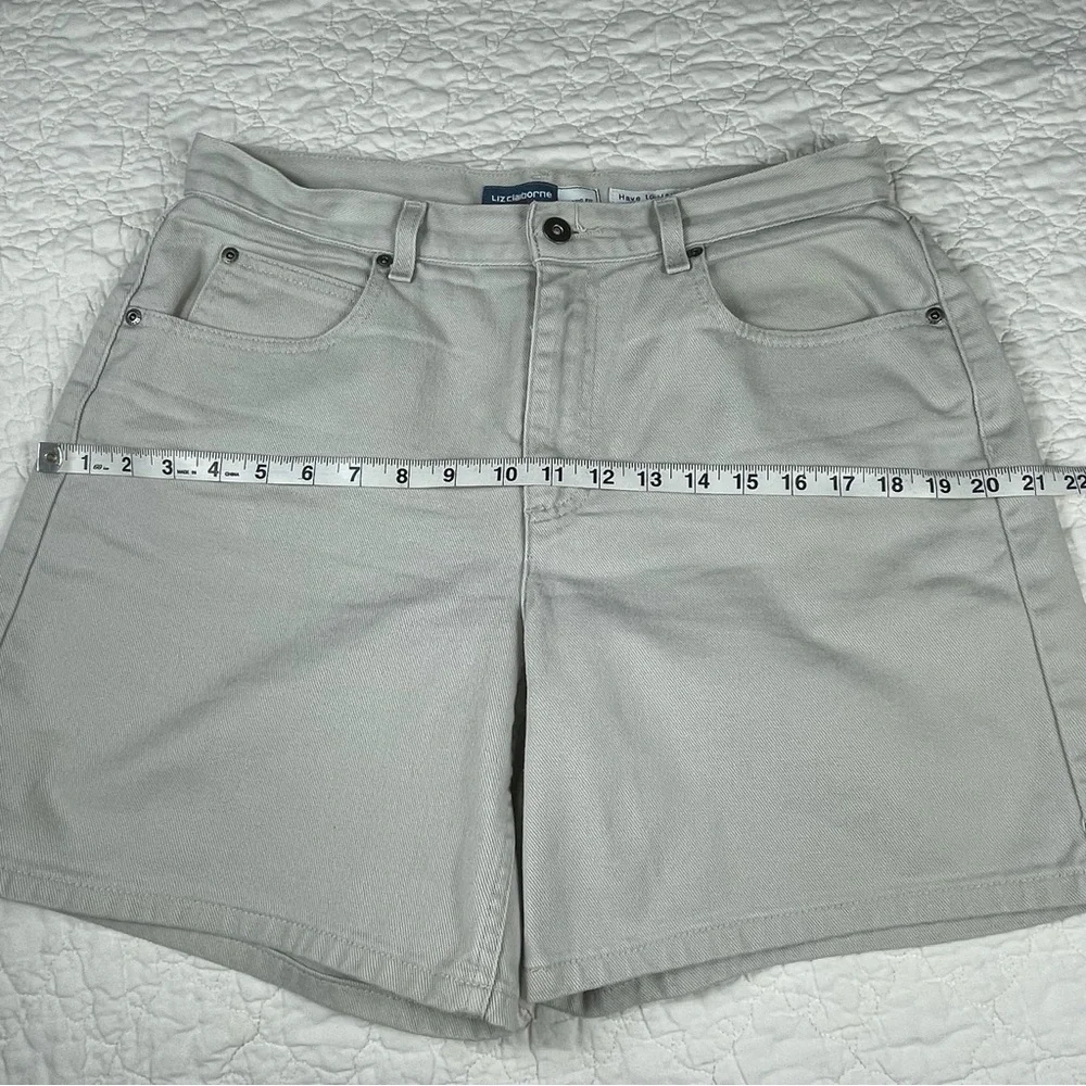 🔥Vintage Liz Claiborne Classic Fit Have To Have High Waist Denim Shorts 12